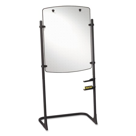 Quartet Total Erase Presentation Dry Erase Easel, 31x41, Wht, Blk Steel Frame 120TE